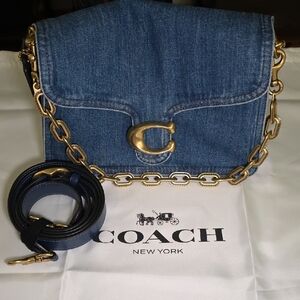 Coach Chain Tabby, Denim